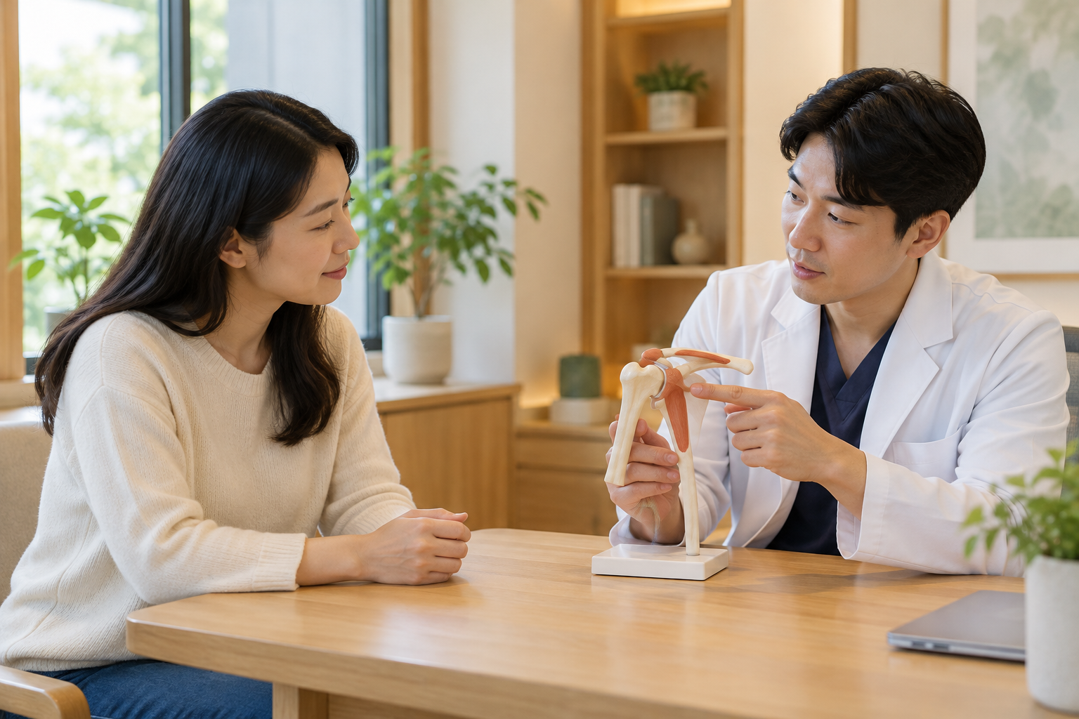 서울 성북구 어깨통증 한의원 — 어깨 상담에 관한 AI 설명용 이미지